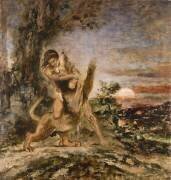 Hercule et le Lion de Némée (Gustave Moreau) - Muzeo.com