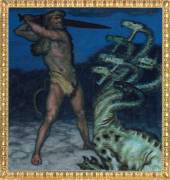 Hercules and Hydra (Franz von Stuck) - Muzeo.com