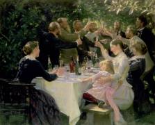 Hip Hip Hurrah! Artists' Party at Skagen (Peder Severin Kröyer) - Muzeo.com