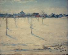 Hornbaek in winter (Peder Severin Kröyer) - Muzeo.com