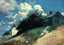 Houses on a Hill (Winslow Homer) - Muzeo.com