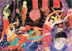Illustration for Poe's 'Masque of Red Death' (Charles Demuth) - Muzeo.com