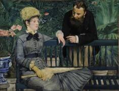 In the Conservatory (Edouard Manet) - Muzeo.com