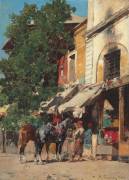 In the Marketplace (Alberto Pasini) - Muzeo.com