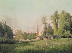 In the Park at Issy-les-Moulineaux (Prosper Galerne) - Muzeo.com