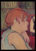 In the Salon at the Rue des Moulins (Henri de Toulouse-Lautrec) - Muzeo.com
