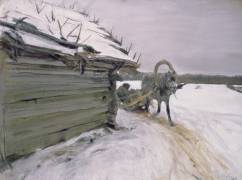 In Winter (Valentin Serov) - Muzeo.com