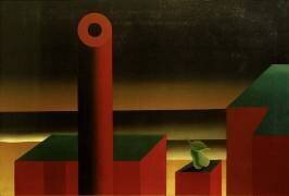 Industrial Landscape (Heinrich Hoerle) - Muzeo.com