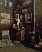 Interior of a Studio (Gustave Caillebotte) - Muzeo.com