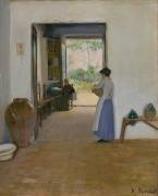 Interior scene (Santiago Rusiñol) - Muzeo.com