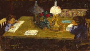 Interior: The Terrasse Children (Pierre Bonnard) - Muzeo.com