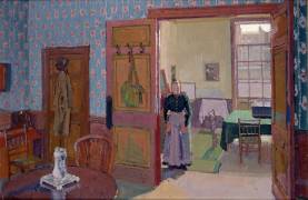 Interior with Mrs Mounter (Harold Gilman) - Muzeo.com