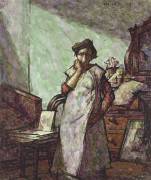 Interior with Mrs Mounter (Harold Gilman) - Muzeo.com
