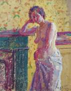 Interior with Nude (Harold Gilman) - Muzeo.com
