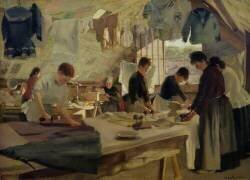 Ironing Workshop in Trouville (Louis Joseph Anthonissen) - Muzeo.com