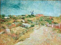 Jardins potagers à Montmartre (Vincent van Gogh) - Muzeo.com