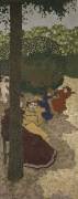 Jardins publics : fillettes jouant (Edouard Vuillard) - Muzeo.com