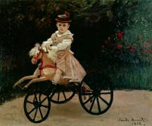 Jean Monet on his Hobby Horse (Claude Monet) - Muzeo.com