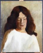 Jeune Femme aux Cheveux abaissés (Paula Modersohn-Becker) - Muzeo.com