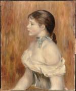 Jeune fille au ruban bleu (Auguste Renoir) - Muzeo.com