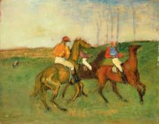 Jockeys and Race Horses (Edgar Degas) - Muzeo.com
