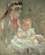 Julie Manet and her Nurse (Berthe Morisot) - Muzeo.com