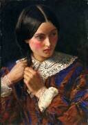 Just a Lock of Hair (John Everett Millais) - Muzeo.com