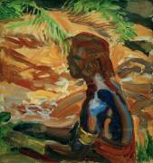 Kikuyu by the river (Akseli Gallen-Kallela) - Muzeo.com