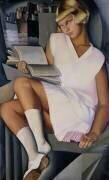 Kizette en Rose, 1926. Musée des Beaux Arts de Nantes (Tamara de Lempicka) - Muzeo.com