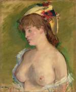 La blonde aux seins nus (Edouard Manet) - Muzeo.com