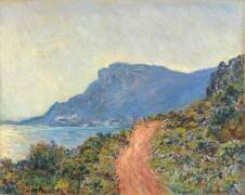 La Corniche near Monaco (Claude Monet) - Muzeo.com