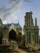 La démolition de l’église des Feuillants (Hubert Robert) - Muzeo.com