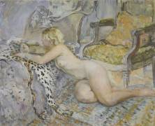La femme au collier (Henri Lebasque) - Muzeo.com
