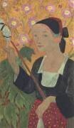 La fileuse aux anémones (Paul Serusier) - Muzeo.com