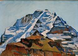 La Jungfrau vue de Mürren (Ferdinand Hodler) - Muzeo.com