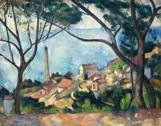 La mer à l'Estaque (Paul Cézanne) - Muzeo.com