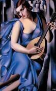 La Musicienne, 1929. Collection privée (Tamara de Lempicka) - Muzeo.com