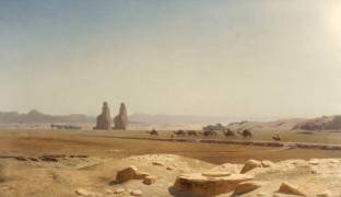 La Plaine de Thèbes (Haute-Egypte) (Jean-Léon Gérôme) - Muzeo.com