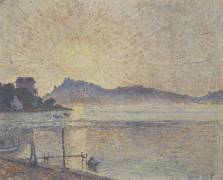 La Pointe de Cougoussa (Lucien Pissarro) - Muzeo.com