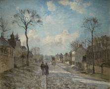 La route de Louveciennes (Camille Pissarro) - Muzeo.com