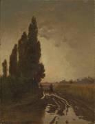 La Route sous la pluie (Léon Belly) - Muzeo.com
