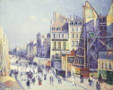 La Rue Reaumur (Maximilien Luce) - Muzeo.com