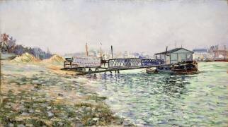 La Seine au Jardin des Plantes (Paul Signac) - Muzeo.com