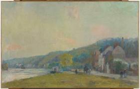 La Seine à Croisset (Albert Lebourg) - Muzeo.com