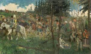 La sortie de Moscou, 1812 (Cecil C. P. Lawson) - Muzeo.com