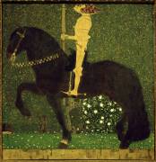 La vie un combat (chevalier) (Gustav Klimt) - Muzeo.com