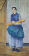 Lady Carrying Bread (Albert Dubois-Pillet) - Muzeo.com