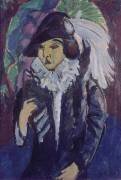 Lady in the Park (Ernst Ludwig Kirchner) - Muzeo.com