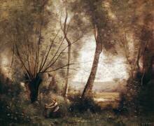 Landscape (Jean-Baptiste Camille Corot) - Muzeo.com