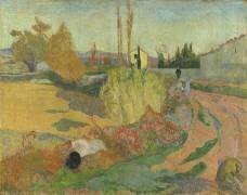 Landscape at Arles (Paul Gauguin) - Muzeo.com